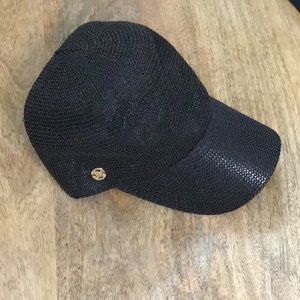 Steve MaddenNatural woven satin lined baseball cap Steve Madden